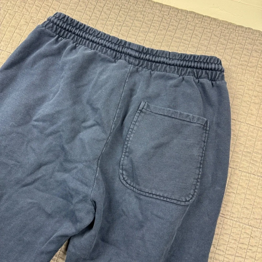 Scotch & Soda Men Large Jogger Sweatpants Navy Blue Organic Cotton Casual Lounge